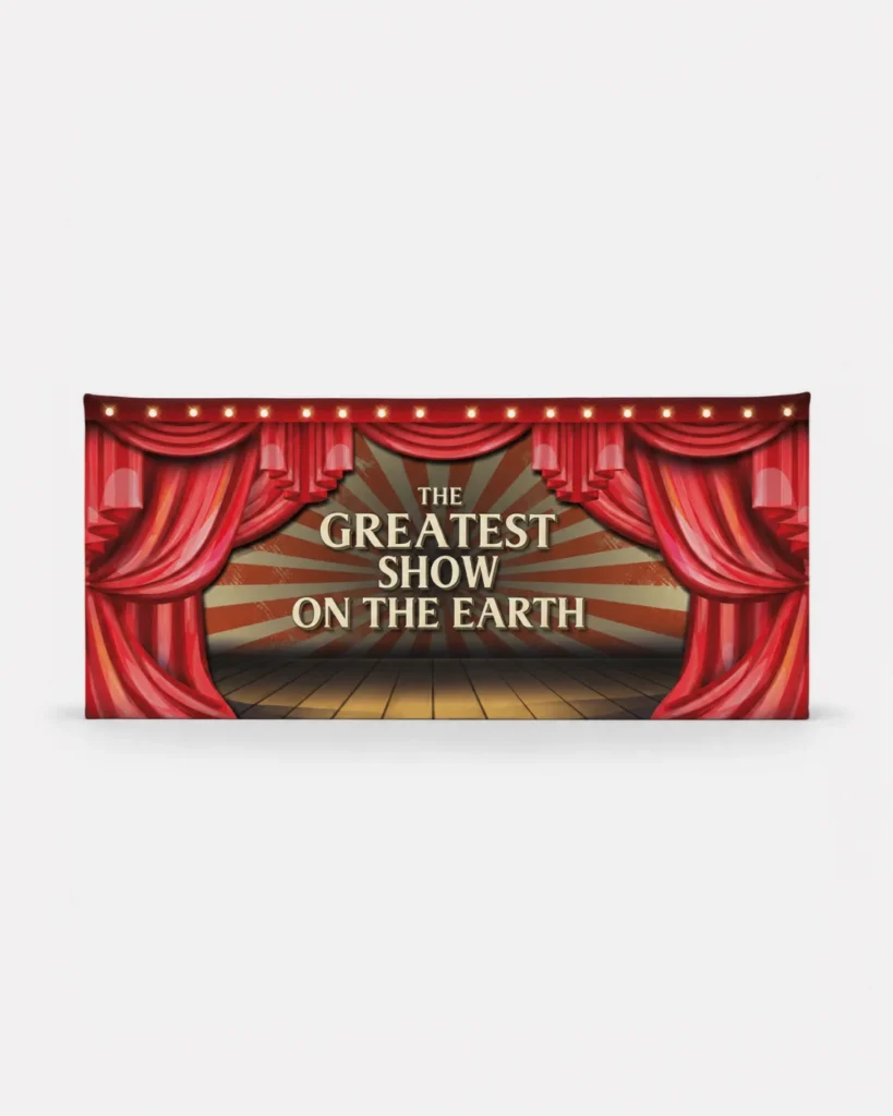 Backdrop, Greatest show rigide, fond