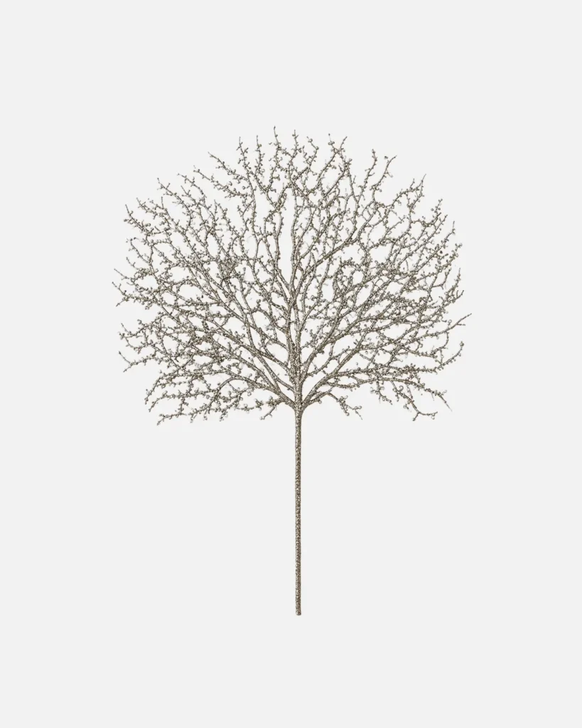 Coral, silver