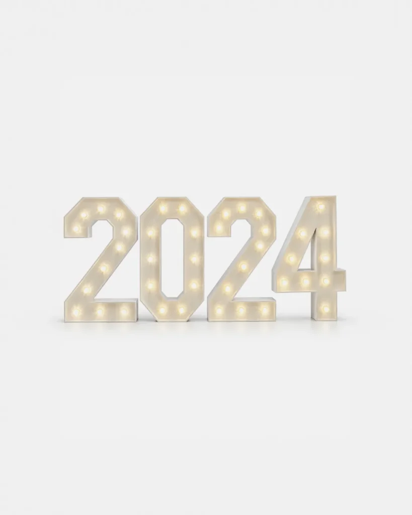 # Ensemble - 2024 - Lettre lumineuse