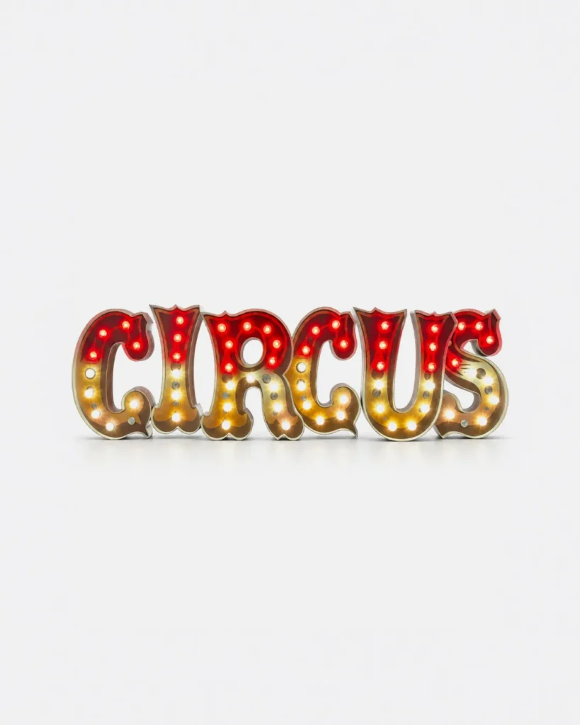 # Ensemble - CIRCUS - Lettre lumineuse