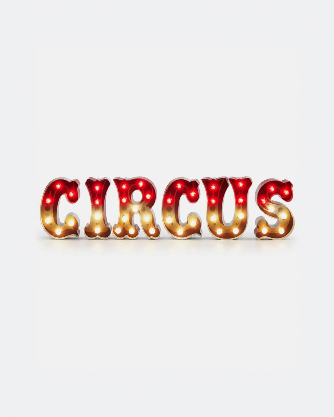 # Ensemble - CIRCUS - Lettre lumineuse mini