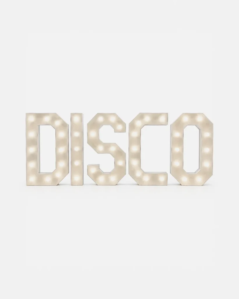 # Ensemble - DISCO - Lettre lumineuse