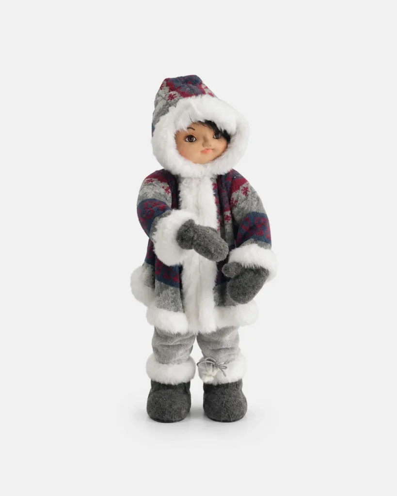 Esquimaux/inuits, Gris et rouge
