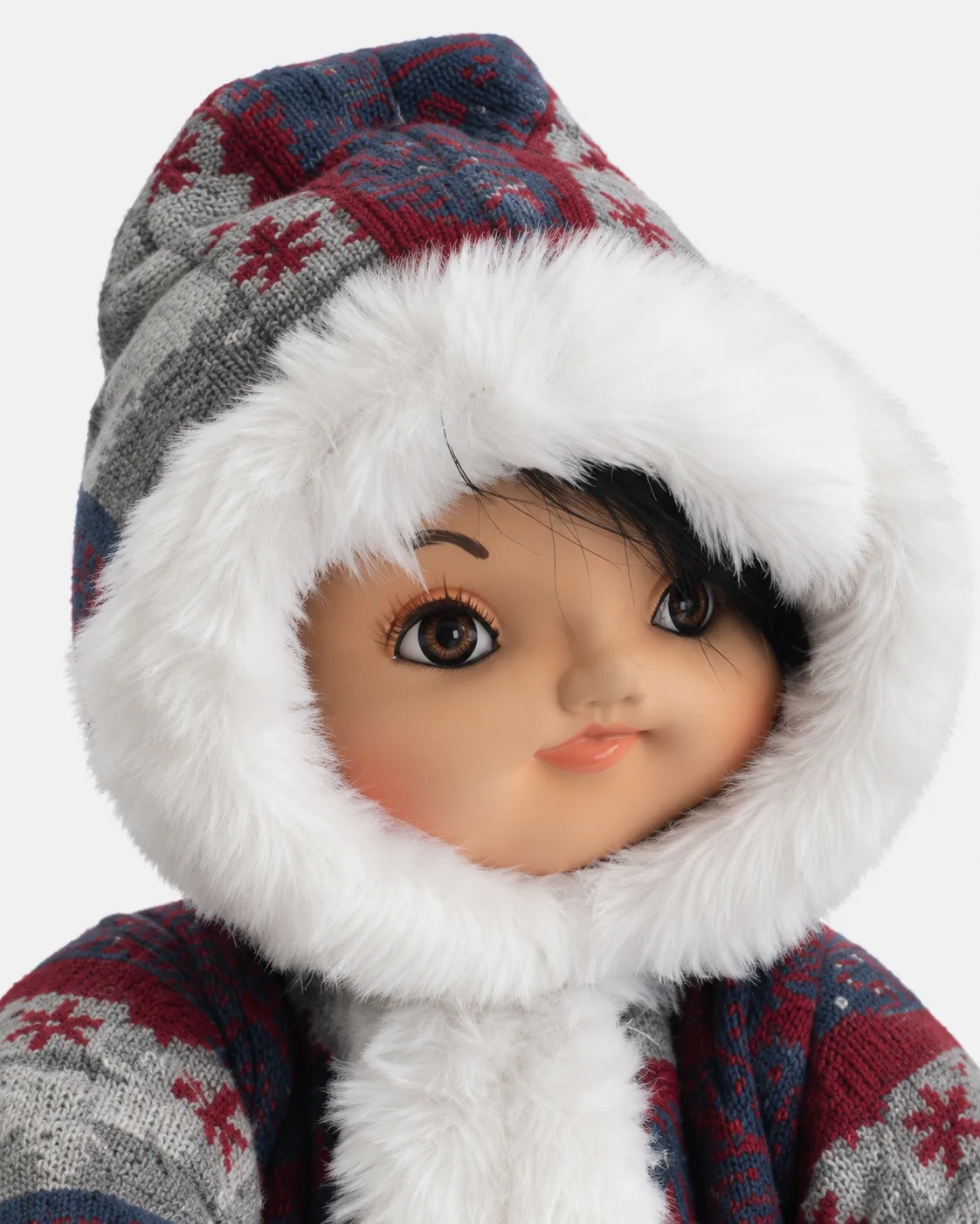 Esquimaux/inuits, Gris et rouge