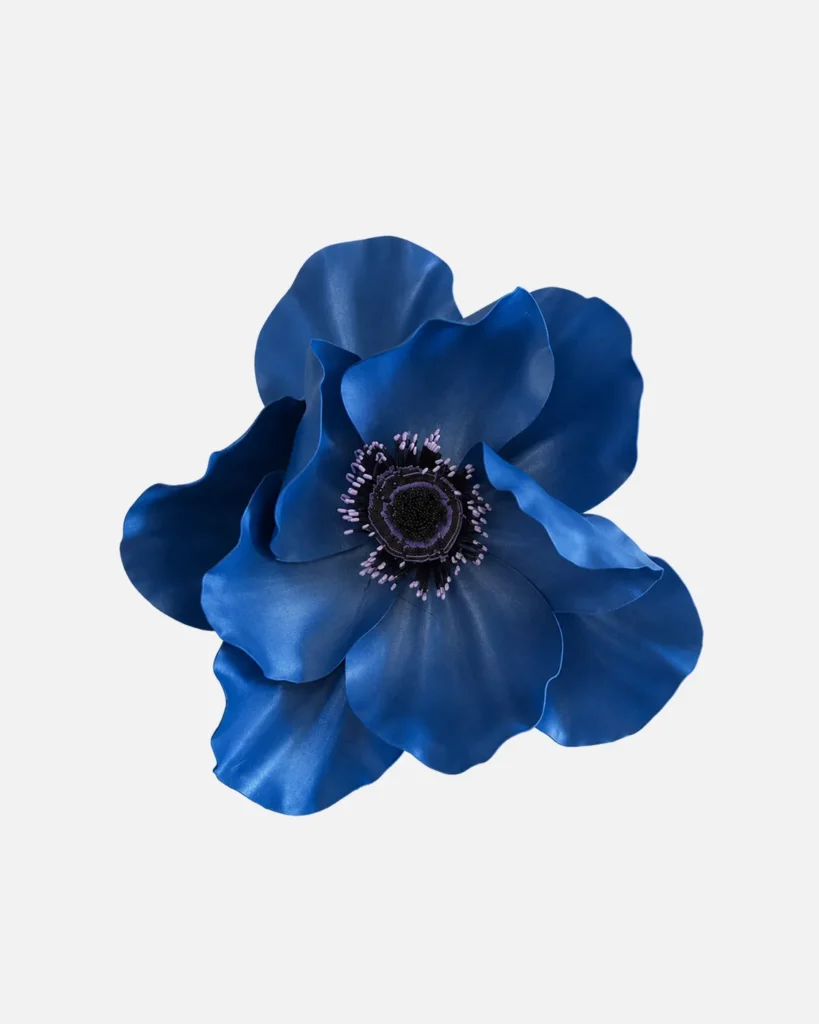Fleurs, grandes, à l’unité, Anémone, bleu, 180 cm, x1