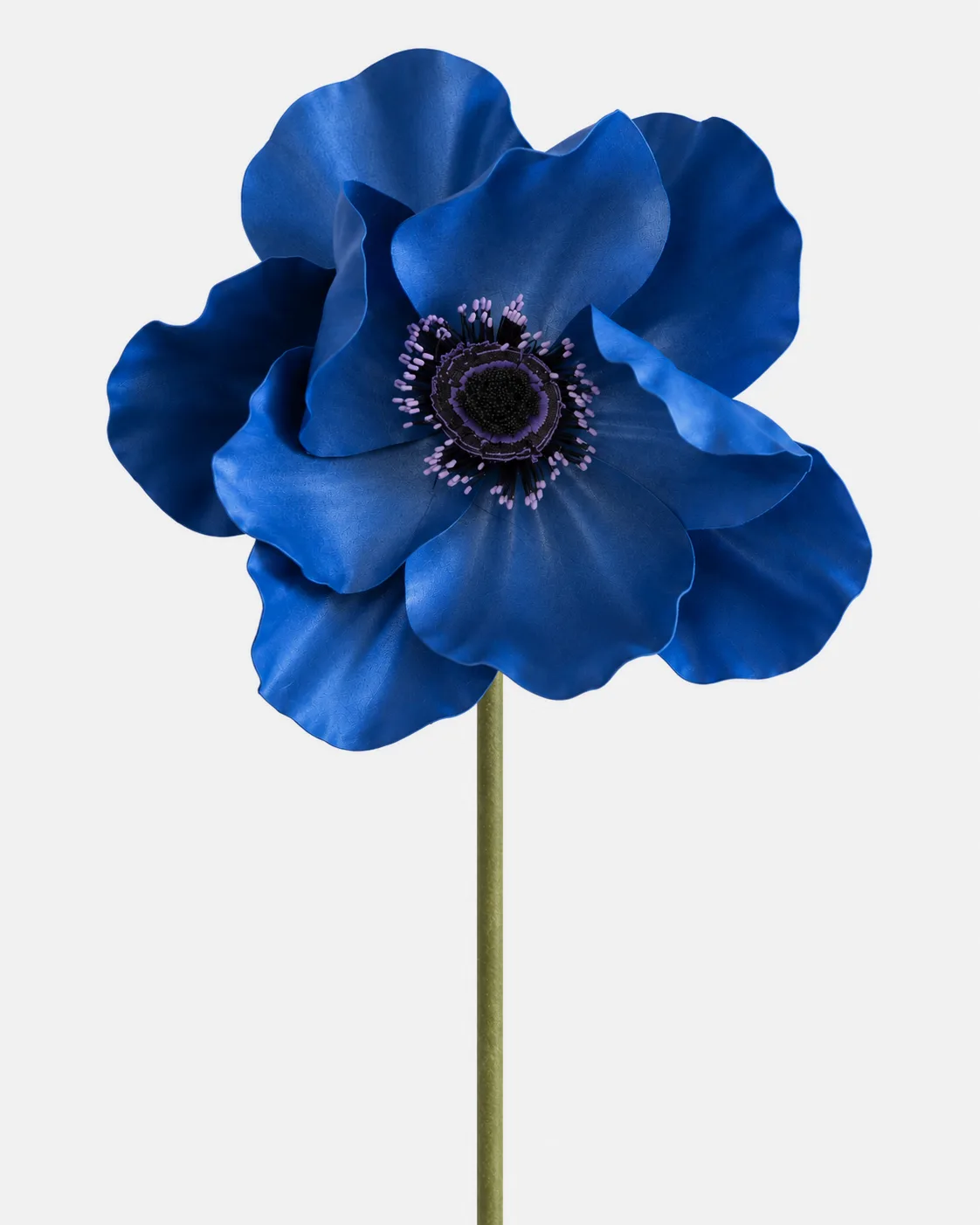 Fleurs, grandes, à l’unité, Anémone, bleu, 180 cm, x1