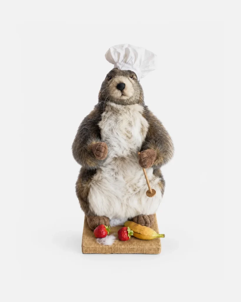 Marmotte debout