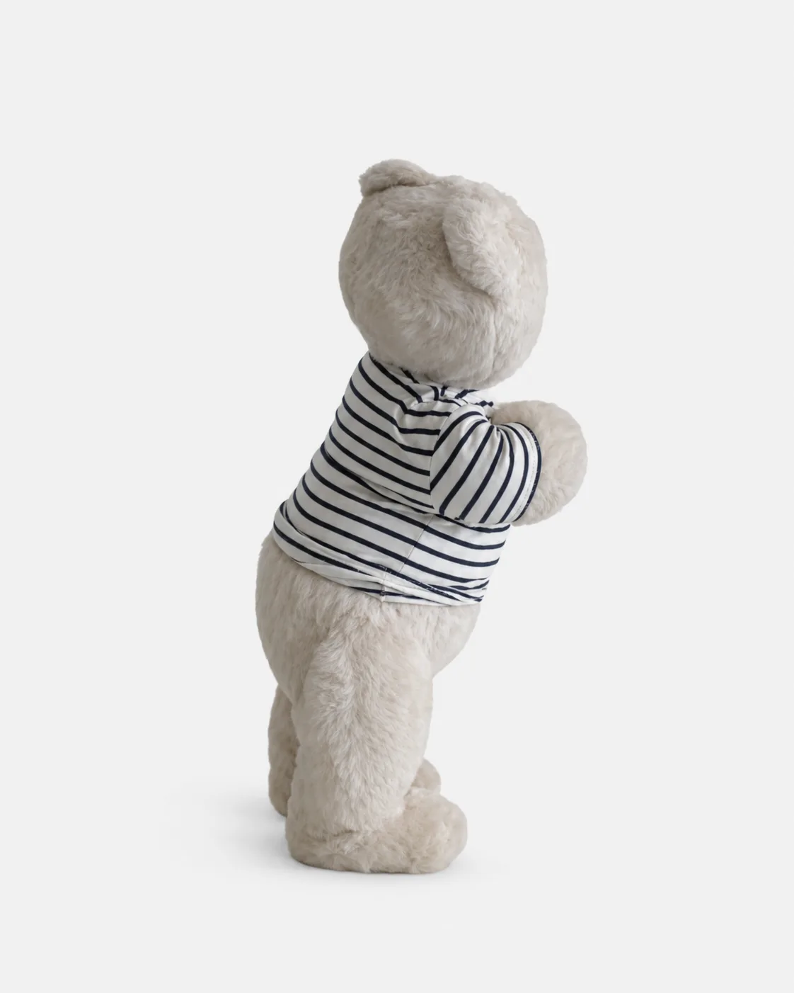 Ours blanc T-shirt marin debout