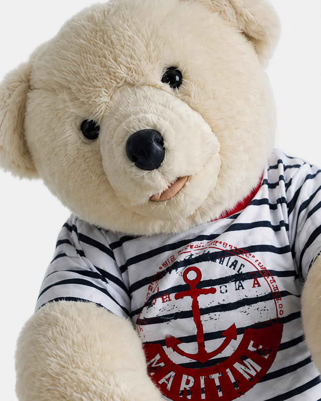 Ourson, Petit ours blanc T-shirt marin Debout