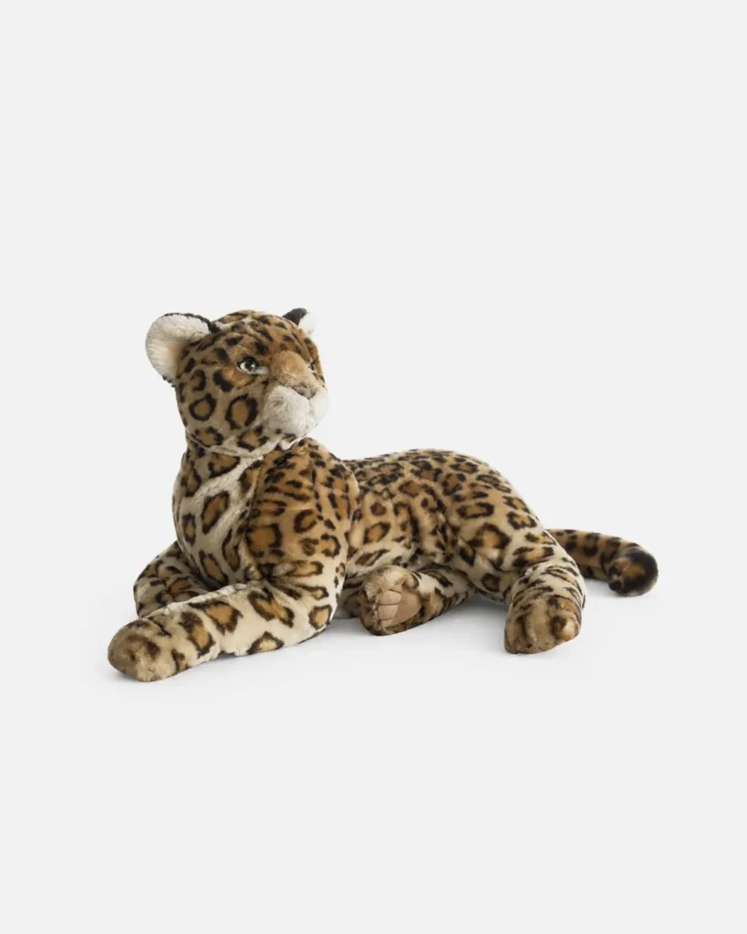 Panthère, couché, bebe