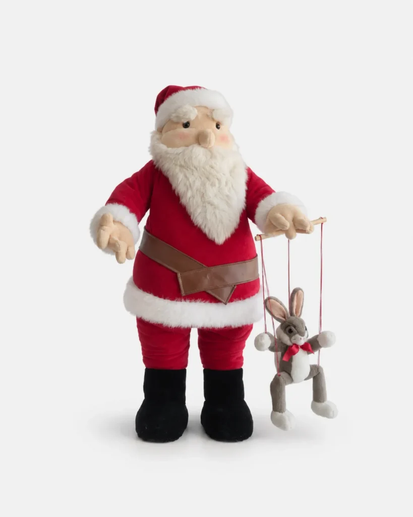 Père noël et marionnette