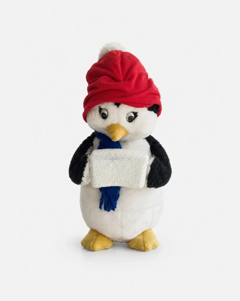 Pingouin, bonnet rg Cube de glace