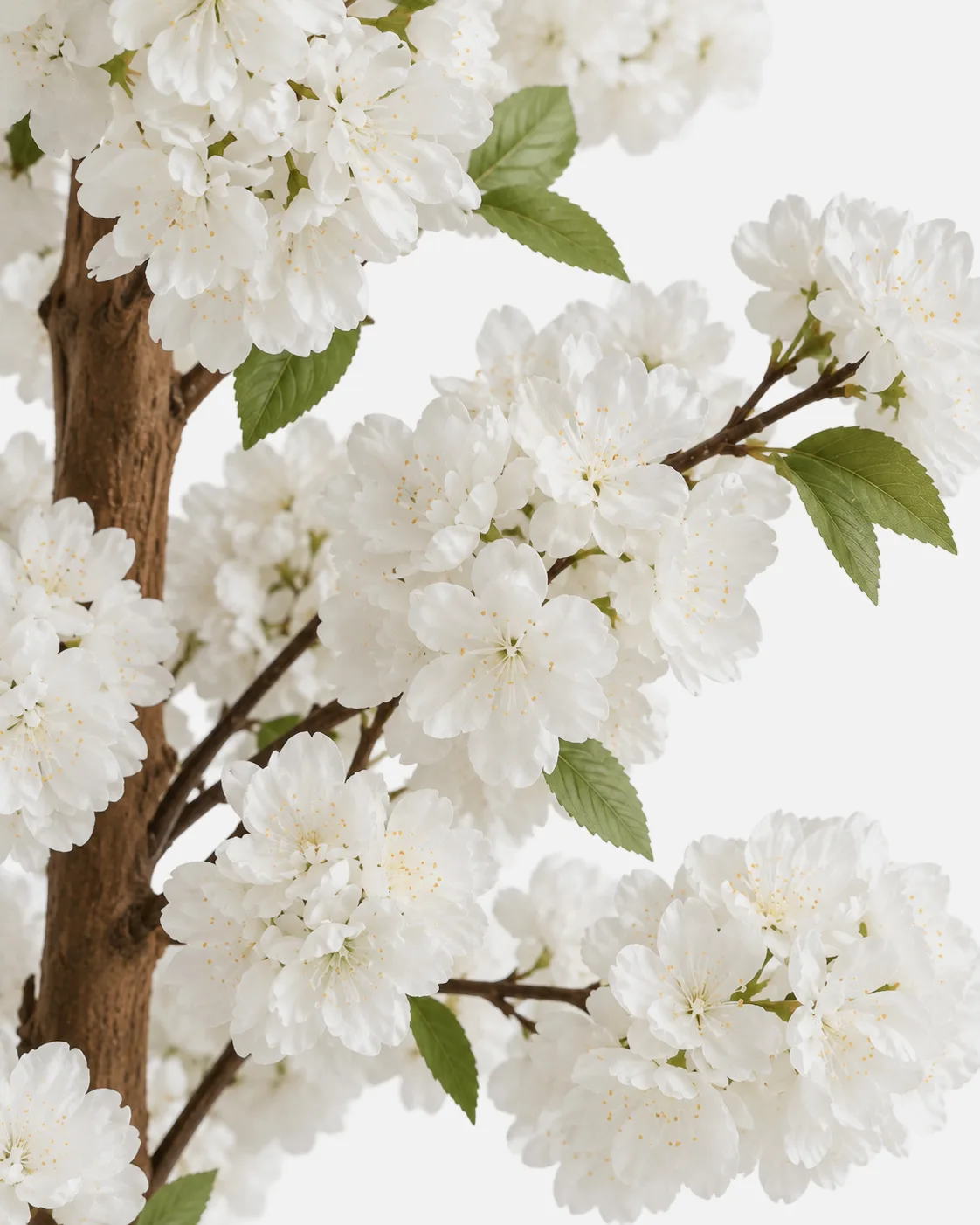 Plante en pot, Cerisier blanc
