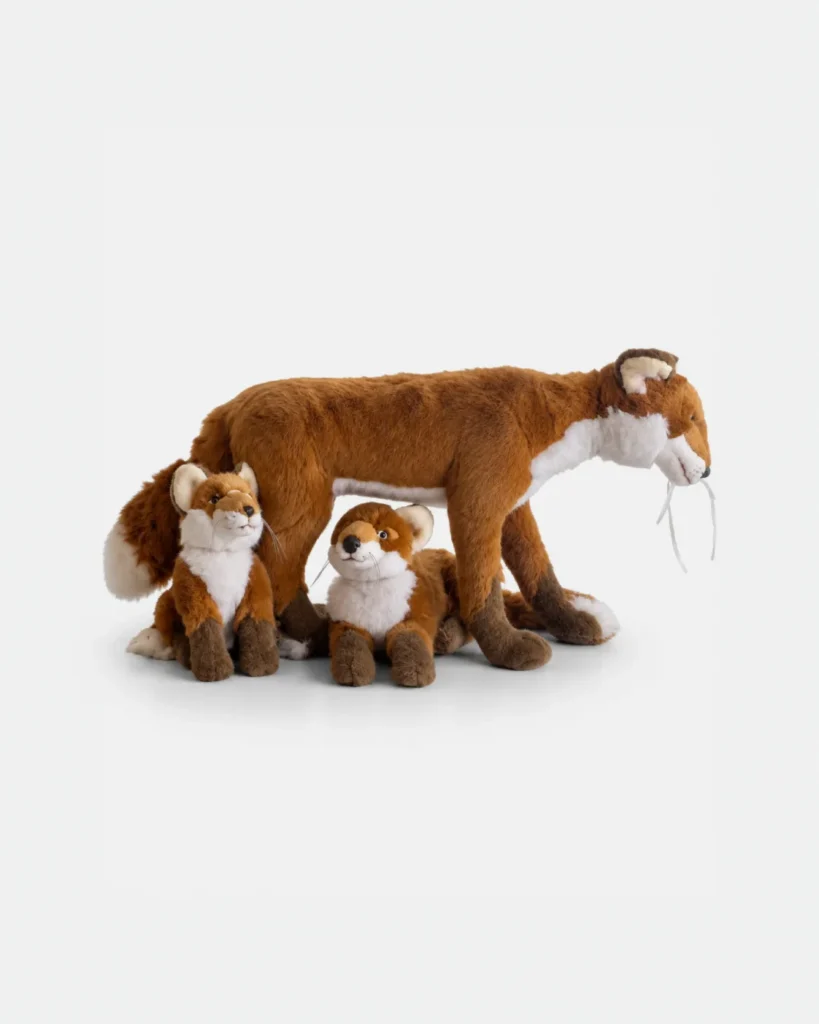 Renard, Maman et baby renard
