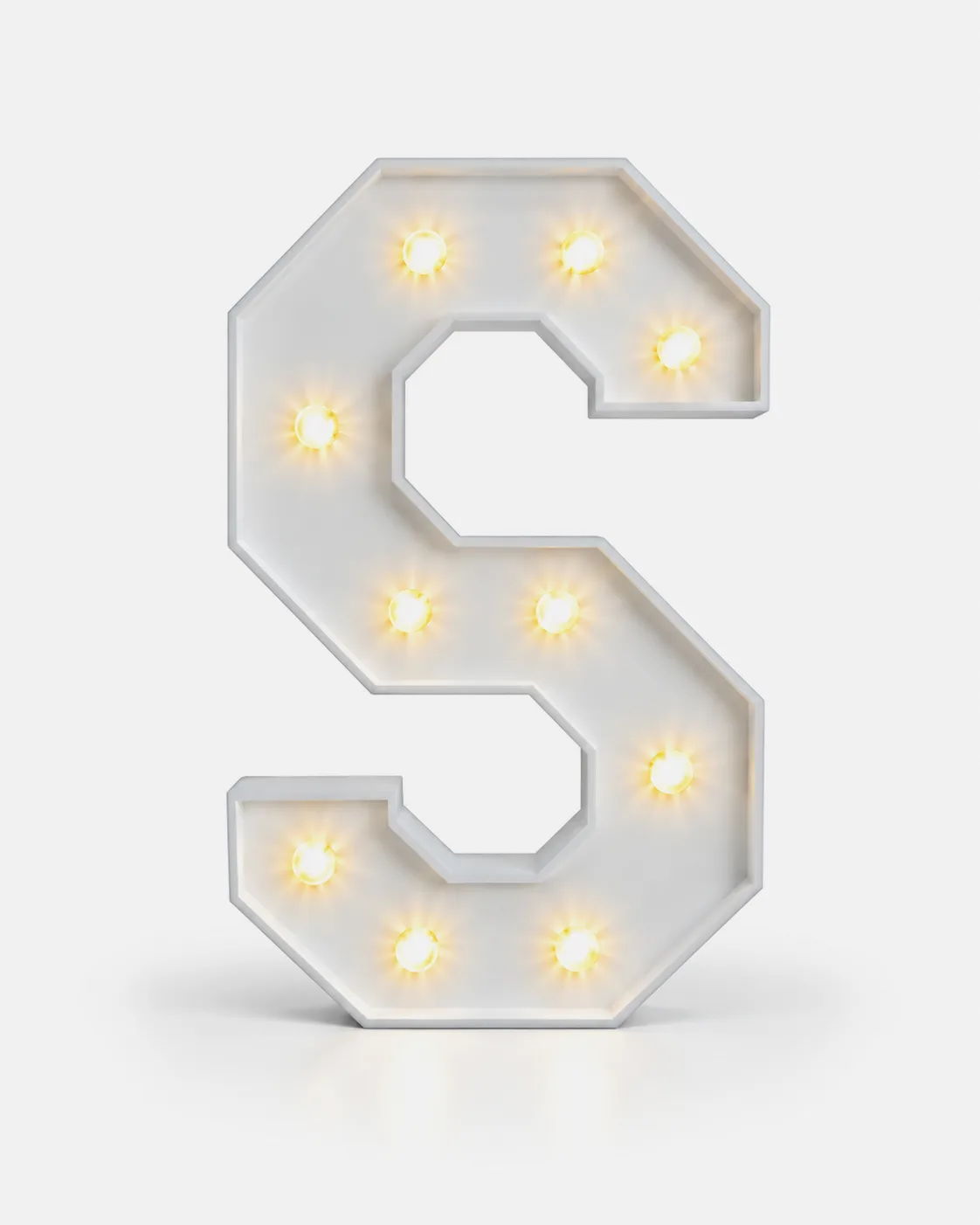 S - Lettre lumineuse