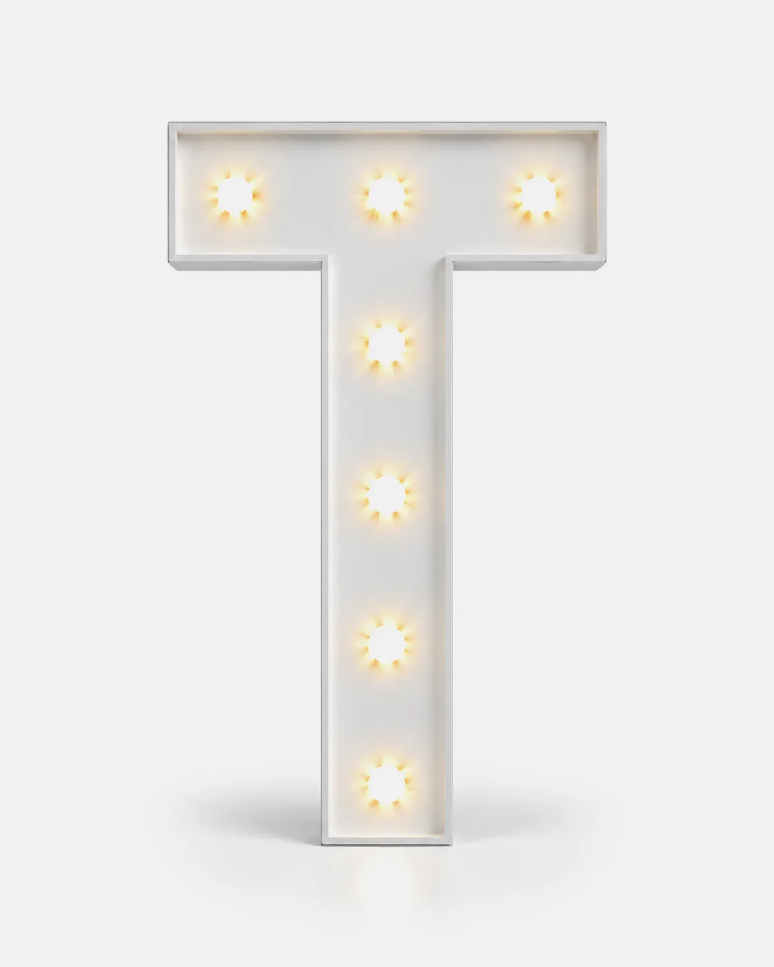 T - Lettre lumineuse