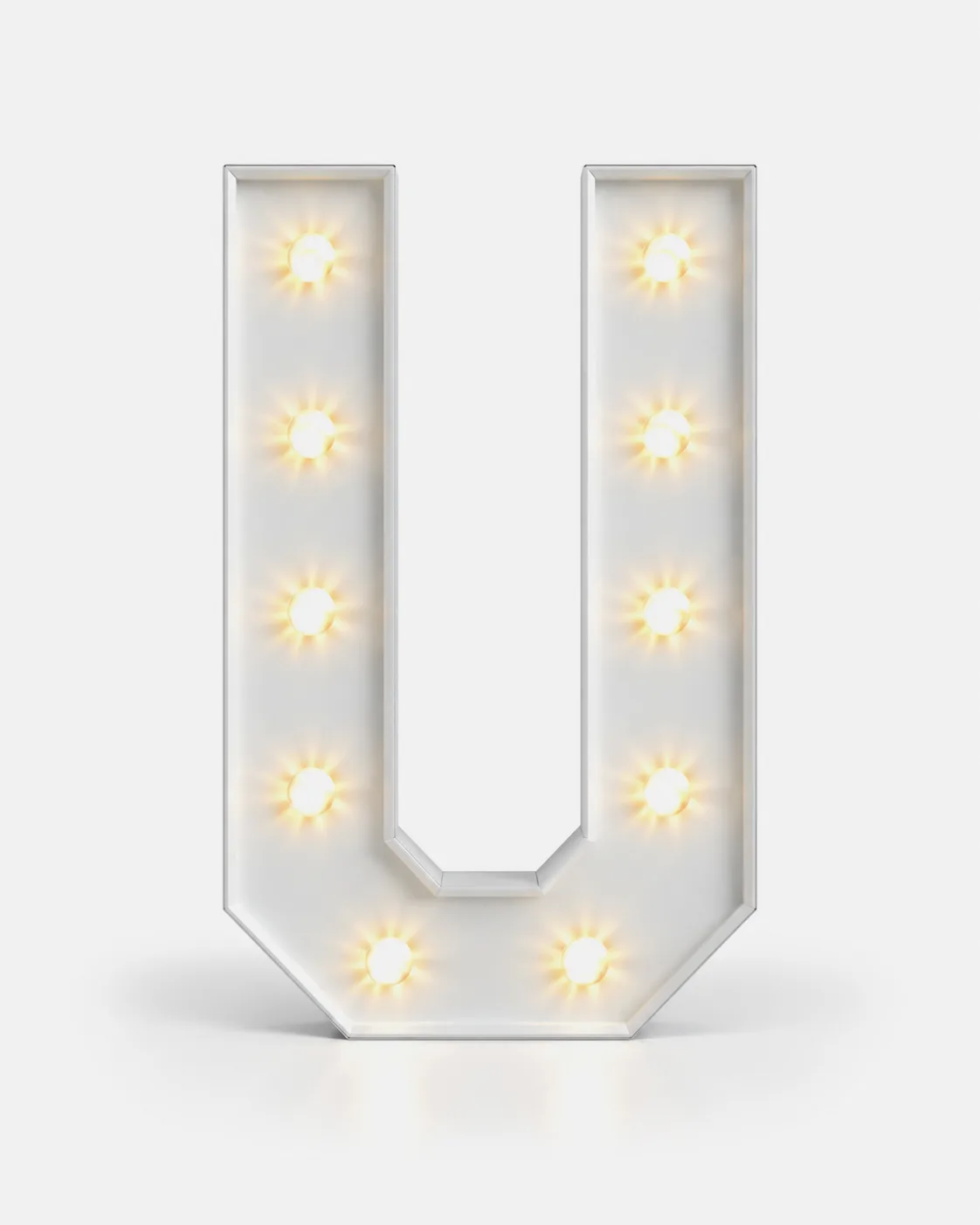 U - Lettre lumineuse