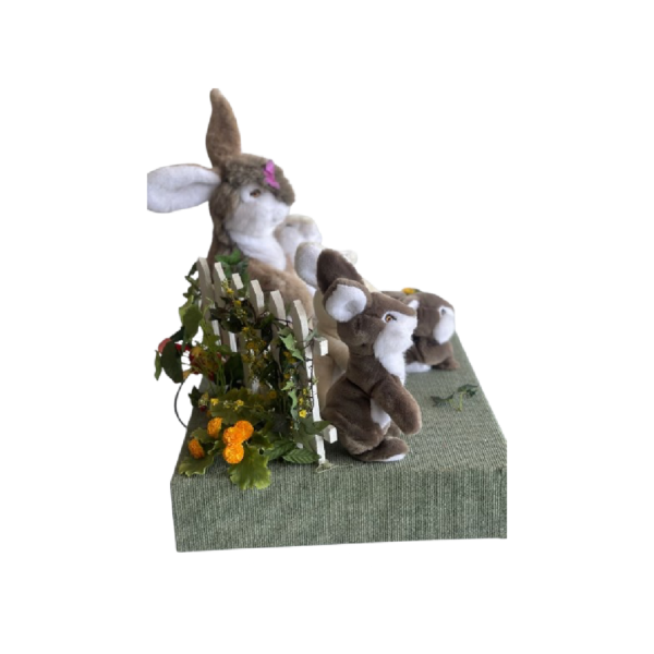 Famille lapin Maman et 4 baby – Image 2