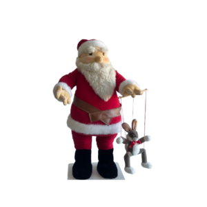 Père noël et marionnette