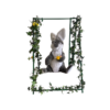 Lapin sur balancelle