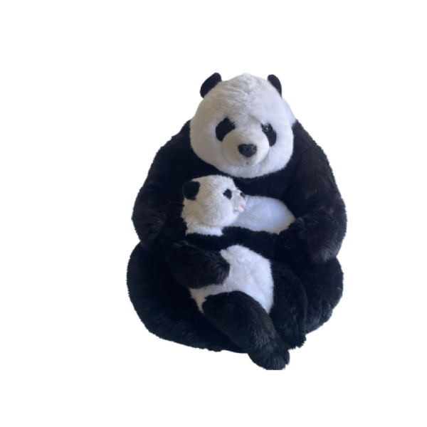 Maman panda et baby