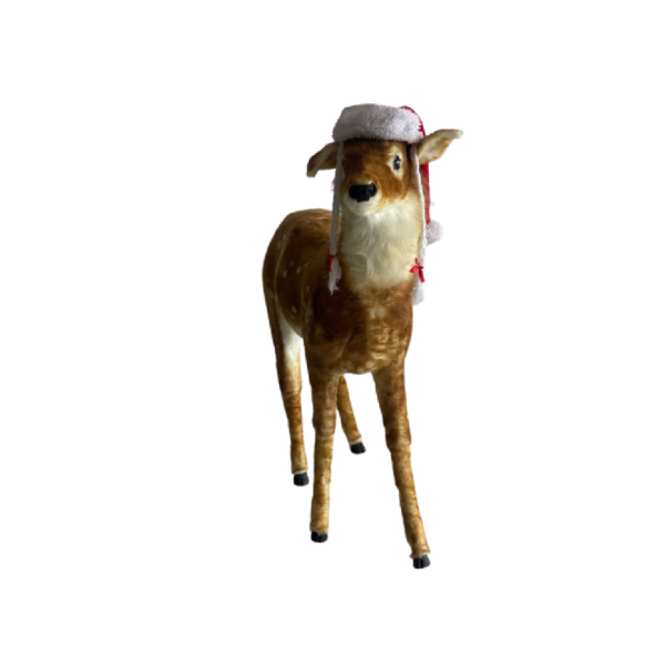 Biche avec bonnet de noel – Image 2