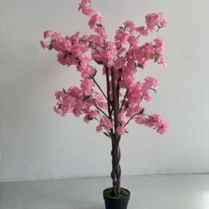 Cerisier rose en pot. de 110cm de haut