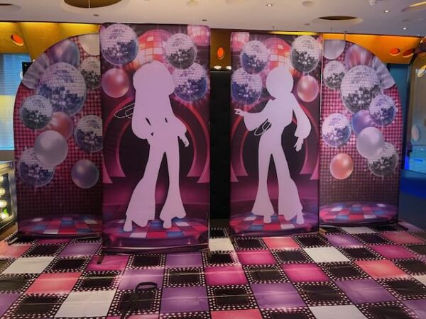 Backdrop fond Disco