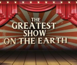 Backdrop fond Greatest show  rigide