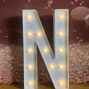 N Lettre lumineuse