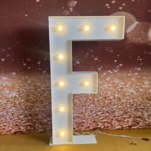 F Lettre lumineuse