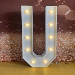 U Lettre lumineuse