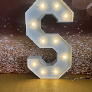 S Lettre lumineuse