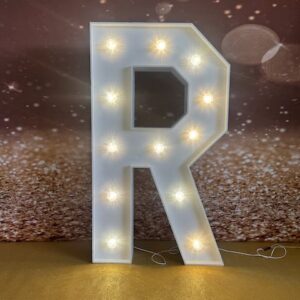 R Lettre lumineuse