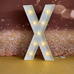 X Lettre lumineuse