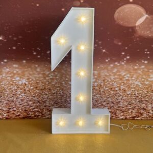 1 Lettre et Chiffre lumineux