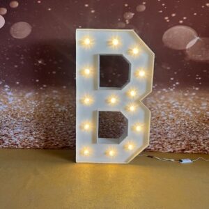 B Lettre lumineuse