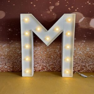 M Lettre lumineuse