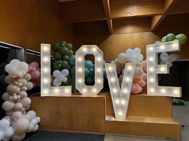 Lettre lumineuses love