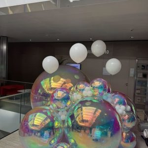 big shiny balls irisé